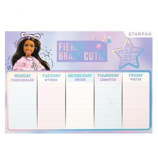 Plan lekcji z tabliczką mnożenia Barbie STARPAK 513953