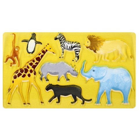 Szablon rysunkowy 225x130 2szt Animals STARPAK 505506