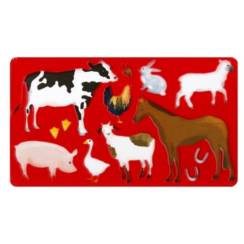 Szablon rysunkowy 225x130 2szt Animals STARPAK 505506