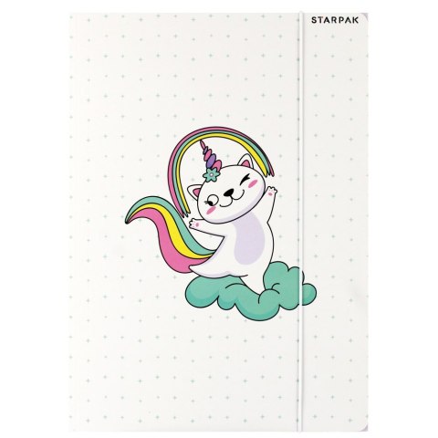 Teczka z gumką A4 Catcorn STARPAK 512109