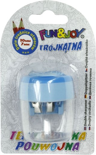 Temperówka podwójna trójkątna FUN&JOY FJ-TOP1336