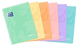 Zeszyt A4 Oxford EasyBook Pastel 60 kartek, kratka z marginesem