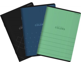 Zeszyt A4 TOP COLORS 60 kartek, kratka z marginesem, Mix wzorów