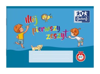 Zeszyt A5 Oxford, Do nauki pisania, 16 kartek, linia specjalna