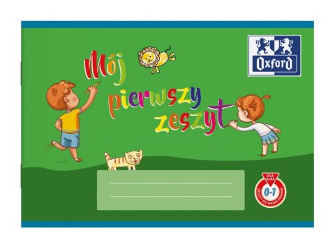 Zeszyt A5 Oxford, Do nauki pisania, 16 kartek, linia specjalna