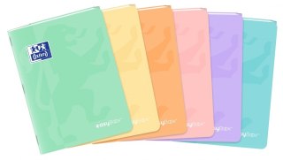Zeszyt A5 Oxford Easybook Pastel 60 kartek, linia z marginesem