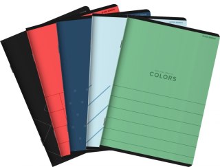 Zeszyt A5 Top 2000 COLORS 80 kartek w kratkę, mix kolorów