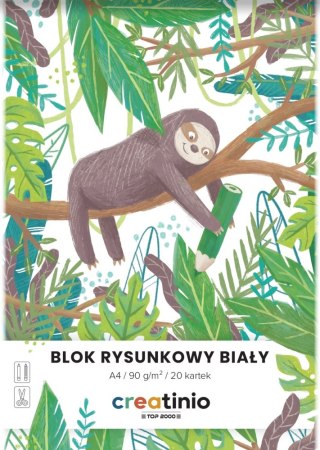 Blok Rysunkowy A4 Creatinio 20 kartek Biały