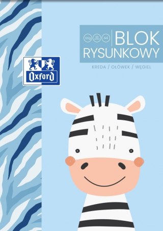 Blok Rysunkowy Oxford Kids A4 20 kartek, Biały