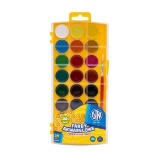Farby akwarelowe 24 kolory 25 mm ASTRA 302023001