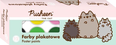 Farby plakatowe 12kol 20ml Pusheen ST. MAJEWSKI 658006