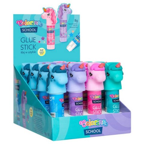 Klej w sztyfcie 8g Unicorn Colorino PATIO SZ-74100