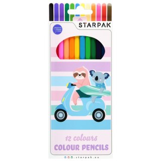 Kredki ołówkowe 12 kolorów Koala STARPAK 536290