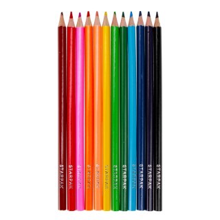 Kredki ołówkowe 12 kolorów School STARPAK 533619