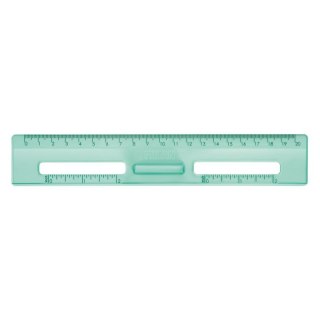 Linijka 20 cm MILAN NEW LOOK zielona
