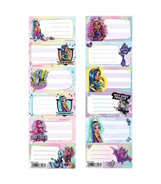 Naklejki na zeszyt Monster High op.25 szt. STARPAK 515604