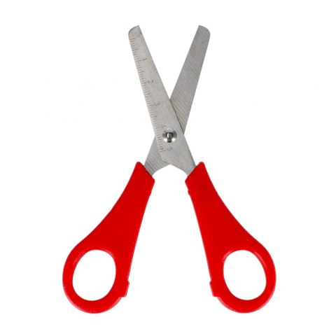Nożyczki metalowe 13cm leworęczne z miarką STARPAK 533760