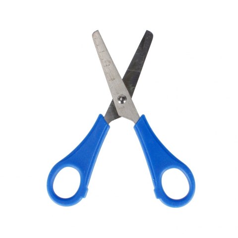 Nożyczki metalowe 13cm leworęczne z miarką STARPAK 533760
