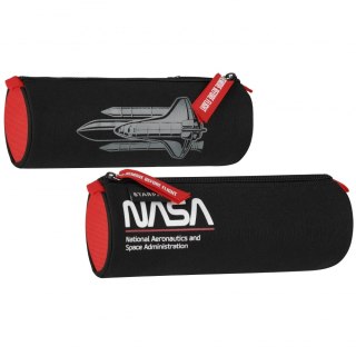 Piórnik tuba 1zamek NASA czarny STARPAK 527248