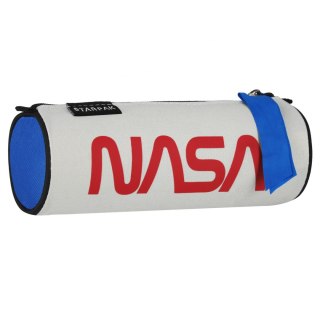 Piórnik tuba 1zamek NASA popielaty STARPAK 527233