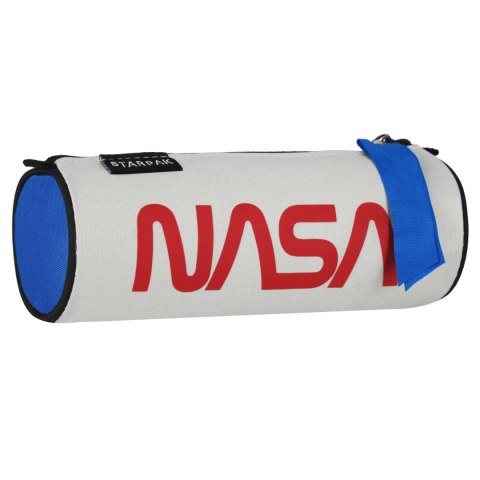Piórnik tuba 1zamek NASA popielaty STARPAK 527233