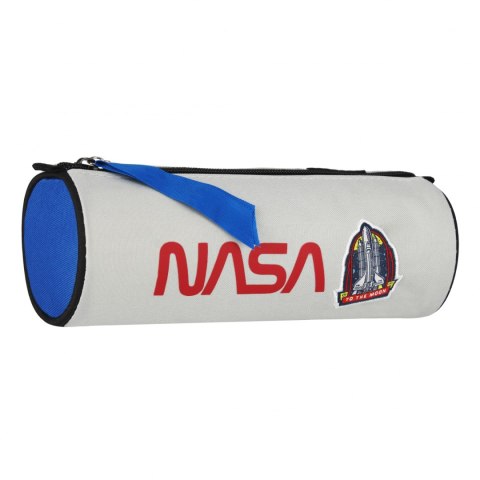 Piórnik tuba 1zamek NASA popielaty STARPAK 527233