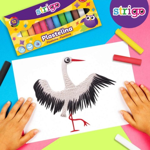 Plastelina 12kol Strigo PILOT SSC332