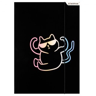 Teczka z gumką A4 Kitty black STARPAK 536509