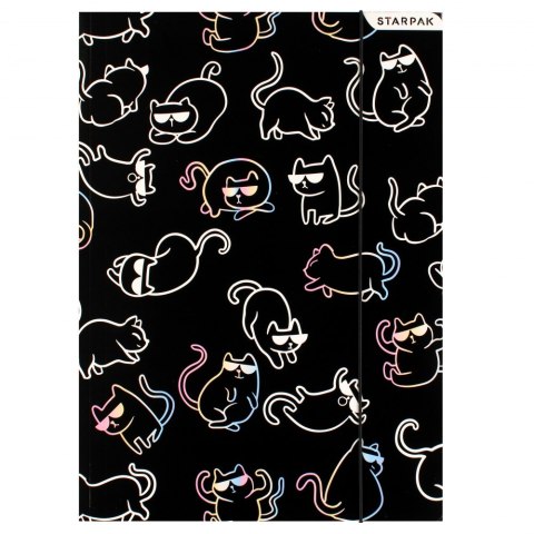 Teczka z gumką A4 Kitty black STARPAK 536509