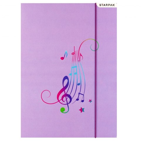 Teczka z gumką A4 Music STARPAK 536507