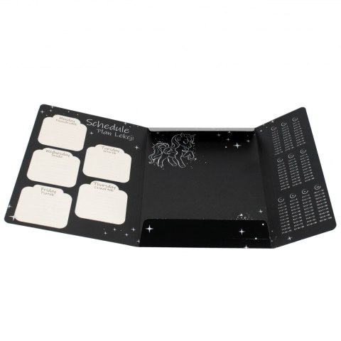 Teczka z gumką A4 Unicorn black STARPAK 536514