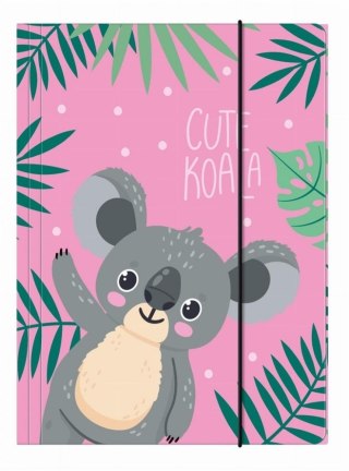 Teczka z gumką papierowa A4 Koala 10 DERFORM TGA4KOA10