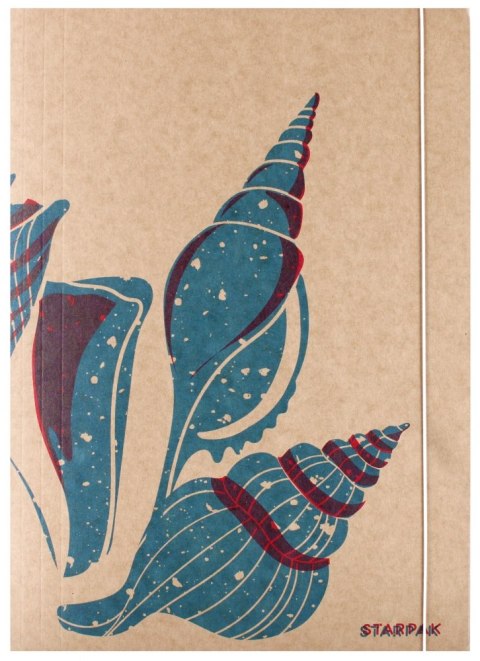 Teczka z gumką papierowa ECO Sea kolor STARPAK 531004
