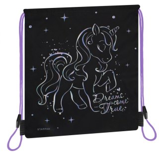 Worek na buty Unicorn czarny STARPAK 527157