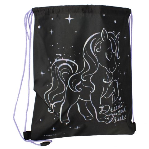 Worek na buty Unicorn czarny STARPAK 527157