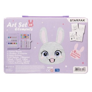 Zestaw artystyczny 68 elementów Rabbit STARPAK 536638