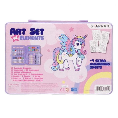 Zestaw artystyczny 68 elementów Unicorn STARPAK 536856