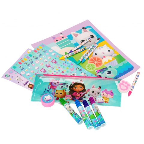 Zestaw artystyczny z naklejkami Gabby s Dollhouse STARPAK 537102