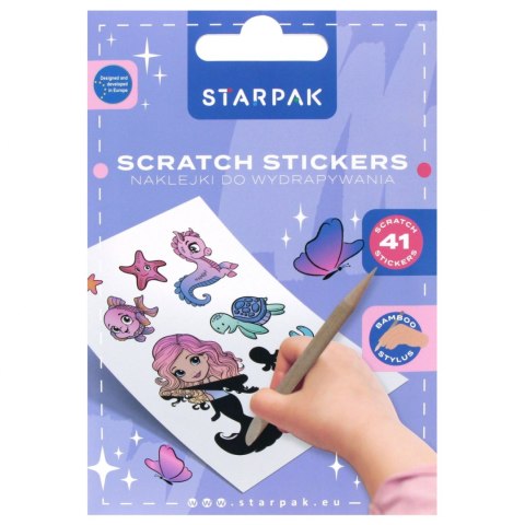 Zestaw kreatywny wydrapywanka Girl STARPAK 538962