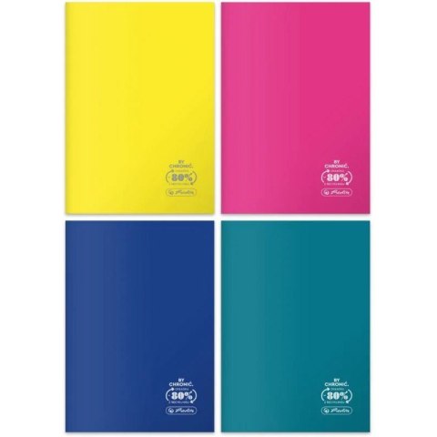 Zeszyt A4 60 kartek kratka PP Colors op.5 szt. HERLITZ 9552381