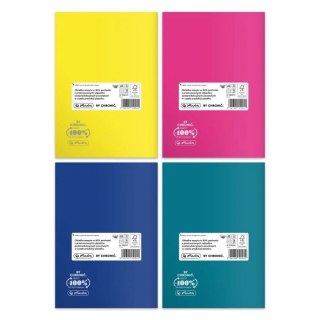 Zeszyt A5 60 kartek linia PP Colors op.5 szt. HERLITZ 9552019