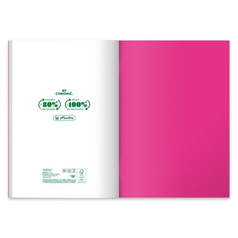 Zeszyt B5 60 kartek kratka Eco Colors op.5 szt. HERLITZ 9564972