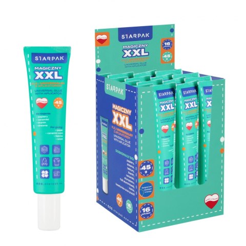 Klej Magiczny XXL z aplikatorem 45g tuba display A 16 STARPAK 547939