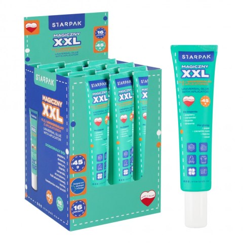 Klej Magiczny XXL z aplikatorem 45g tuba display A 16 STARPAK 547939