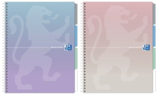 Kołozeszyt OXFORD Gradient Projectbook A4 80k pastelowy mix
