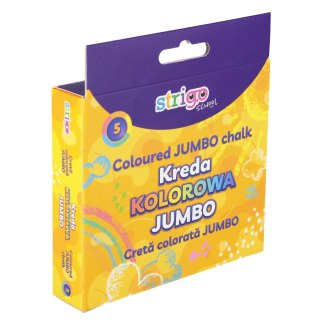 Kreda chodnikowa 5kol Jumbo kpl5szt STRIGO SSC411