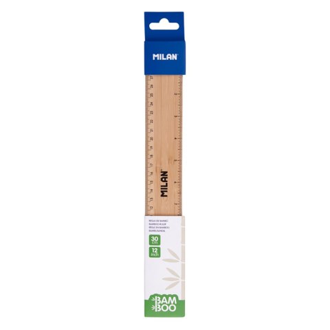 LINIJKA BAMBUS 30CM MIL B/C