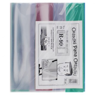 Okładka szkolna regulowana 275x445 przezroczysta A 25 IKS R99
