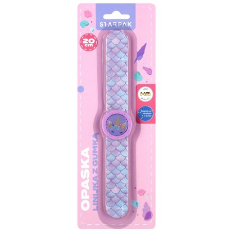 Opaska na rękę Linijka z gumką Girl STARPAK 549175