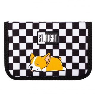 Piórnik 1 zamek 2 klapki Stright Sleepy Corgi ST.MAJEWSKI 664380